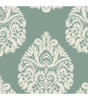 KT2146 - Teardrop Damask Wallpaper by Ronald Redding