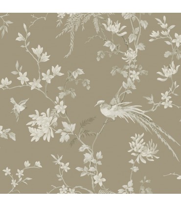 KT2172 - Bird And Blossom Chinoserie Wallpaper by Ronald Redding
