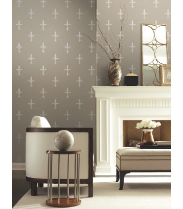 KT2195 - Fleur De Lis Wallpaper by Ronald Redding
