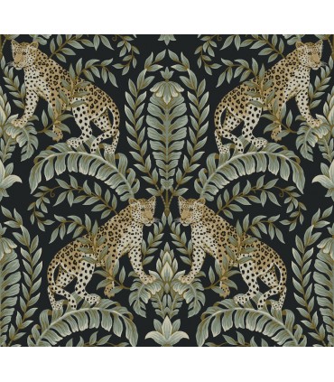 KT2205 - Jungle Leopard Wallpaper by Ronald Redding