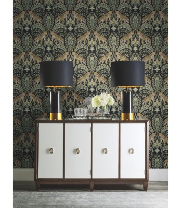 KT2205 - Jungle Leopard Wallpaper by Ronald Redding