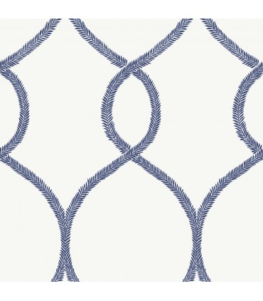 KT2232 - Laurel Leaf Ogee Wallpaper by Ronald Redding