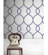 KT2232 - Laurel Leaf Ogee Wallpaper by Ronald Redding