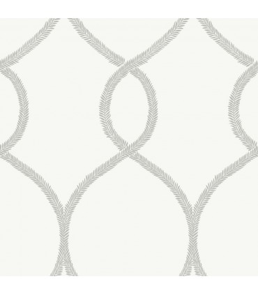 KT2233 - Laurel Leaf Ogee Wallpaper by Ronald Redding