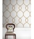 KT2234 - Laurel Leaf Ogee Wallpaper by Ronald Redding