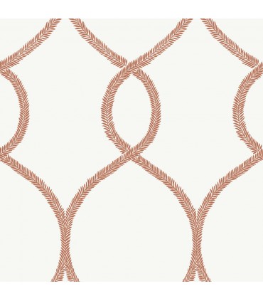 KT2236 - Laurel Leaf Ogee Wallpaper by Ronald Redding