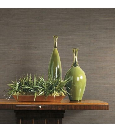 OG0516 - Threaded Jute Grasscloth Wallpaper by Ronald Redding