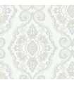 MB30305 - Dot Damask Wallpaper by Seabrook