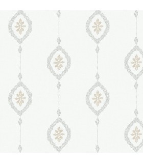 MB30505 - Sand Dollar Stripe Wallpaper by Seabrook
