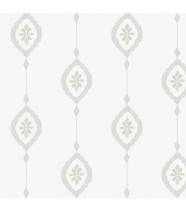 MB30505 - Sand Dollar Stripe Wallpaper by Seabrook