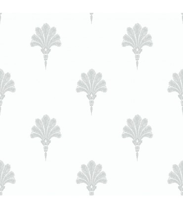 MB31617 - Summer Fan Damask Wallpaper by Seabrook