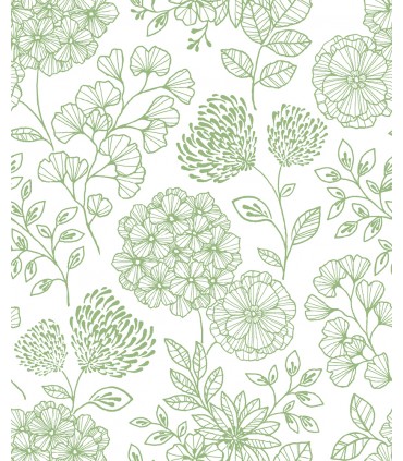 2975-26204 -  Ada Floral Wallpaper by Scott Living