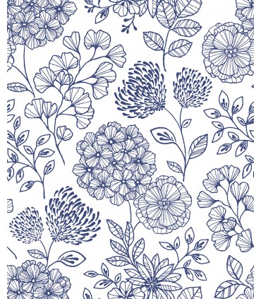 2975-26205 -  Ada Floral Wallpaper by Scott Living