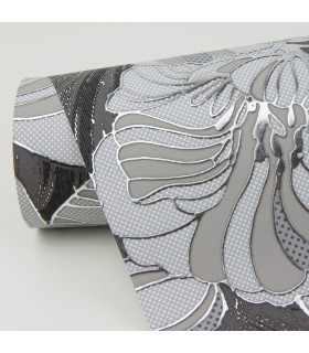 4019-86401 - Selene Silver Floral Wallpaper by A Street