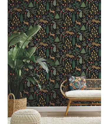 PSW1321RL - Rifle Paper Co. Peel & Stick Wallpaper-Menagerie