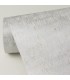 4019-86488 - Zeke Silver Faux Fabric Wallpaper by A Street
