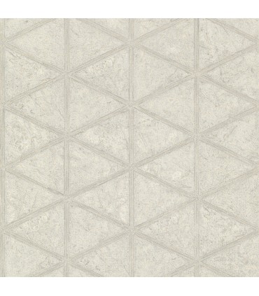 4019-86489 - Mayari Platinum Tiled Wallpaper by A Street