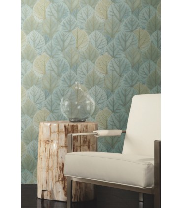 OS4241 - Leaf Concerto Wallpaper by Candice Olson Modern Nature 2