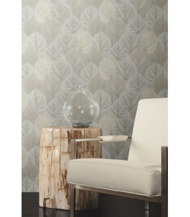 OS4246 - Leaf Concerto Wallpaper by Candice Olson Modern Nature 2