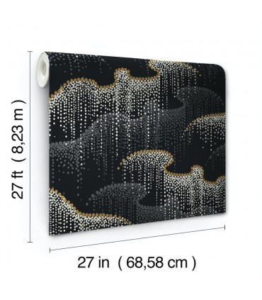 OS4261 - Moonlight Pearls Wallpaper by Candice Olson Modern Nature 2