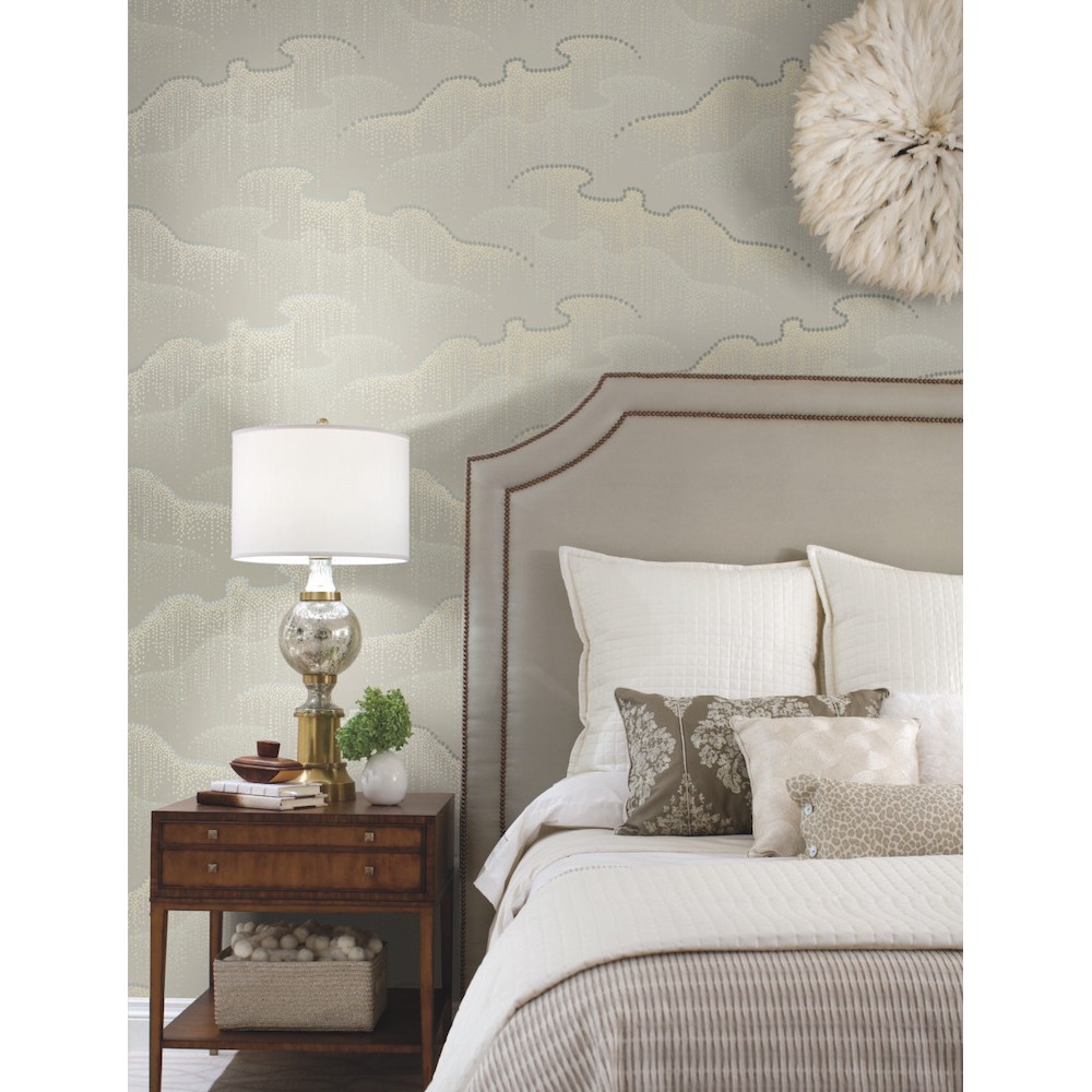 OS4265 - Moonlight Pearls Wallpaper by Candice Olson Modern Nature 2