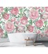 ASTM3905 - Blooming Floral Darling Pink Wall Mural