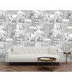 ASTM3908 - City Views Dove Grey Wall Mural