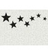 ASTM3918 - Terrazzo Stars Black on Dove Grey Wall Mural