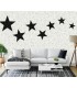 ASTM3918 - Terrazzo Stars Black on Dove Grey Wall Mural