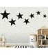 ASTM3918 - Terrazzo Stars Black on Dove Grey Wall Mural