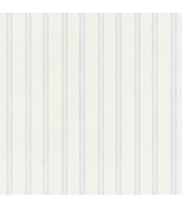 4000-2435-15 - Elliott White Stripe Paintable Wallpaper