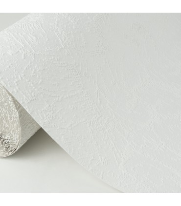 4000-2516-19 - Gustave White Plaster Paintable Wallpaper