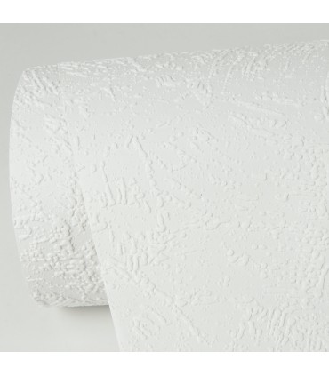 4000-2516-19 - Gustave White Plaster Paintable Wallpaper