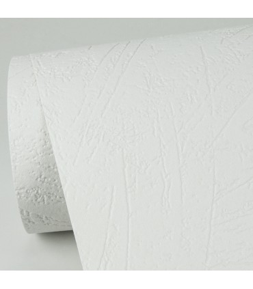 4000-32818 - Netson White Plaster Paintable Wallpaper