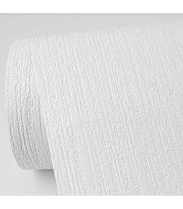 4000-32832 - Strati White Stria Paintable Wallpaper