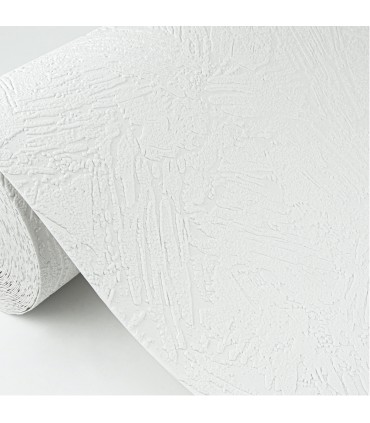 4000-3303-21 - Leonardo White Plaster Paintable Wallpaper