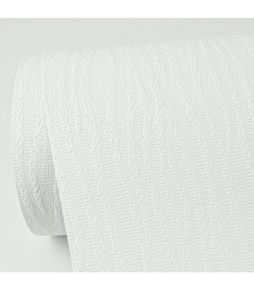 4000-5089-11 - Agne White Threads Paintable Wallpaper