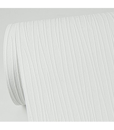 4000-5412-60 - Albrecht White Vertical Paintable Wallpaper