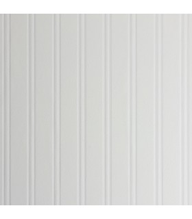 4000-59016 - Murph White Beadboard Paintable Wallpaper