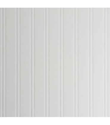 4000-59016 - Murph White Beadboard Paintable Wallpaper