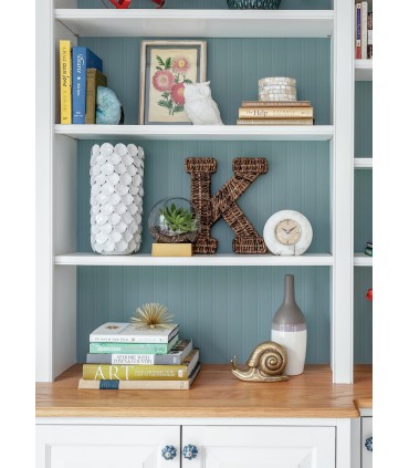 4000-59016 - Murph White Beadboard Paintable Wallpaper