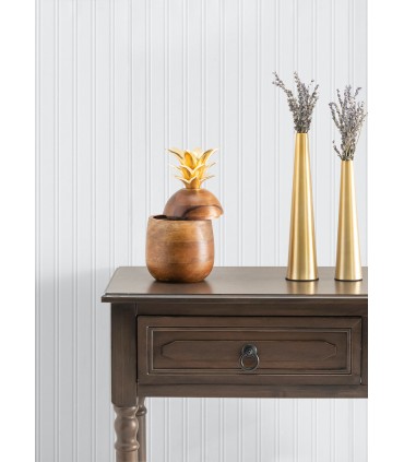 4000-59016 - Murph White Beadboard Paintable Wallpaper