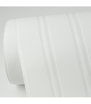 4000-59016 - Murph White Beadboard Paintable Wallpaper