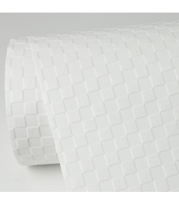 4000-93465-1 - Jason White Check Paintable Wallpaper