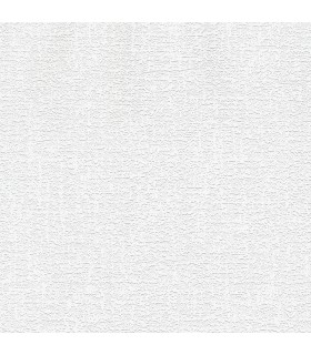 4000-67474 - Lou White Stucco Linen Paintable Wallpaper