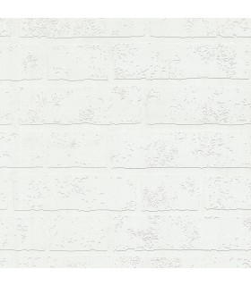 4000-99423 - Bridgers White Exposed Brick Wall Paintable Wallpaper