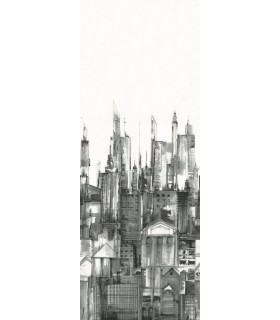 MU0274M -Cityscape Mural by York