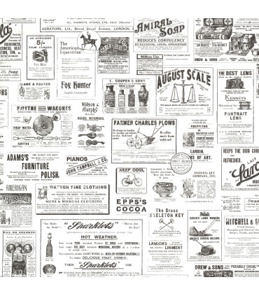 3123-64272 - Adamstown Newspaper Classifieds Wallpaper by Chesapeake