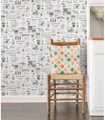 3123-64272 - Adamstown Newspaper Classifieds Wallpaper by Chesapeake