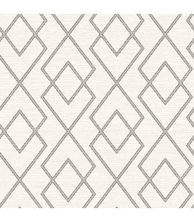 3123-12425 - Blaze Grey Trellis Wallpaper by Chesapeake